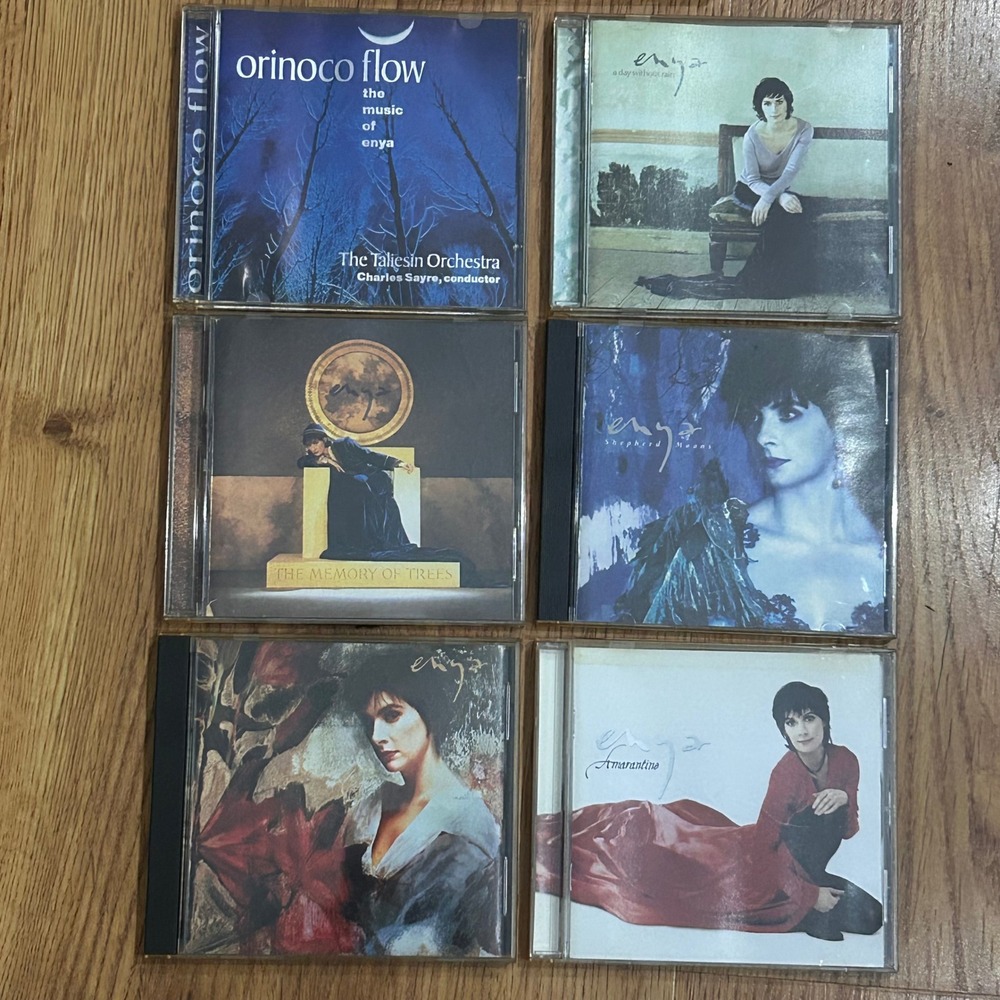 Enya CD Lot of 7 Watermark Shepherd Moons Amarantine Taliesin Orchestra New Age